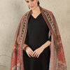 Dhiyona IE V-Neck A-Line Kurta With Trousers & Dupatta