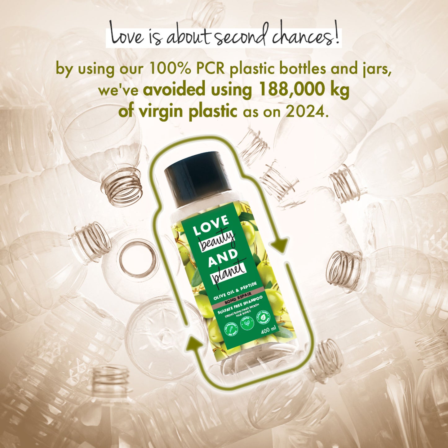 Love Beauty & Planet Olive Oil & Peptide Bond Repair Damage Rescue Serum Creme