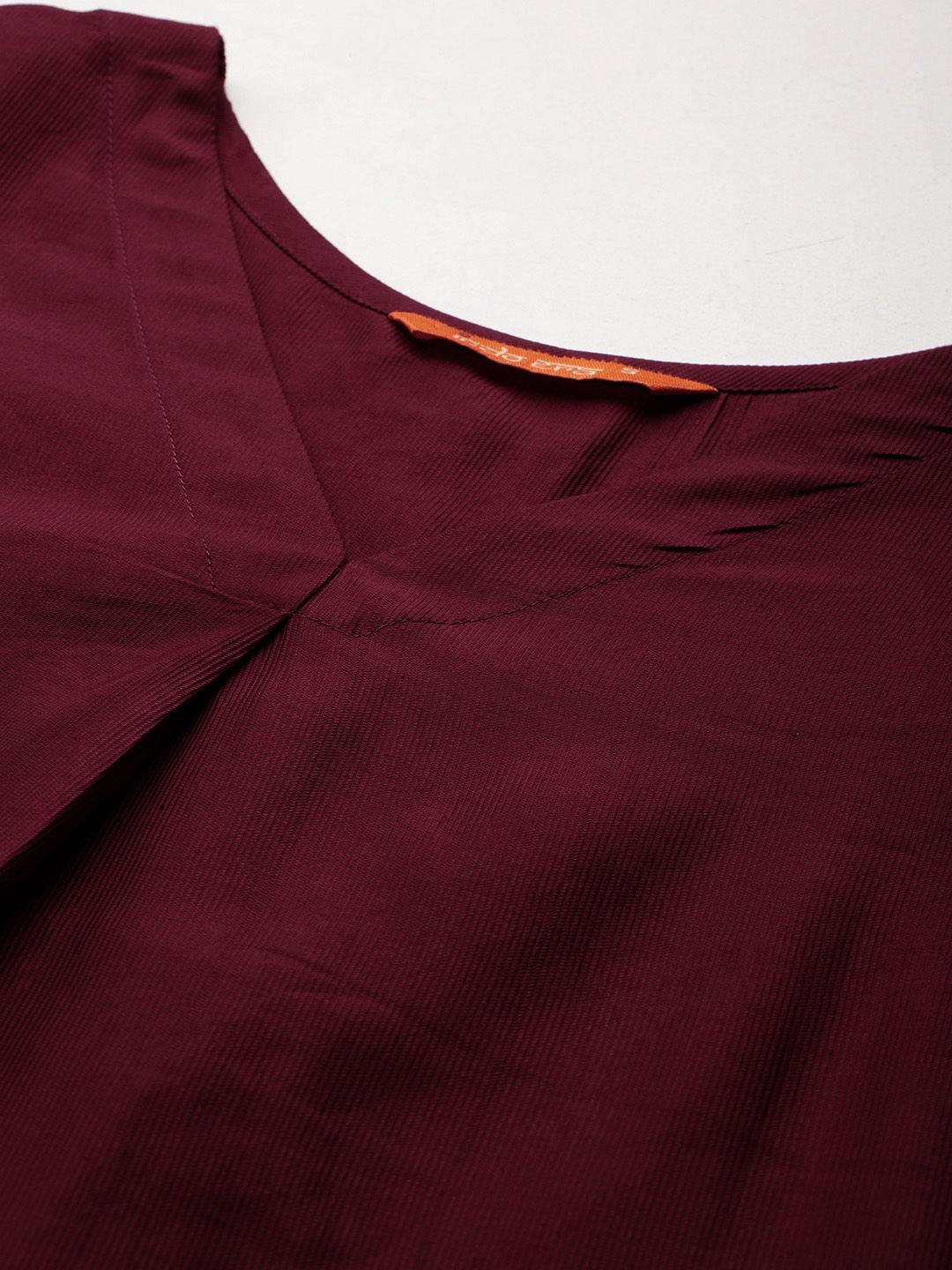 Dhiyona IE Pleated Liva Kurta with Trousers