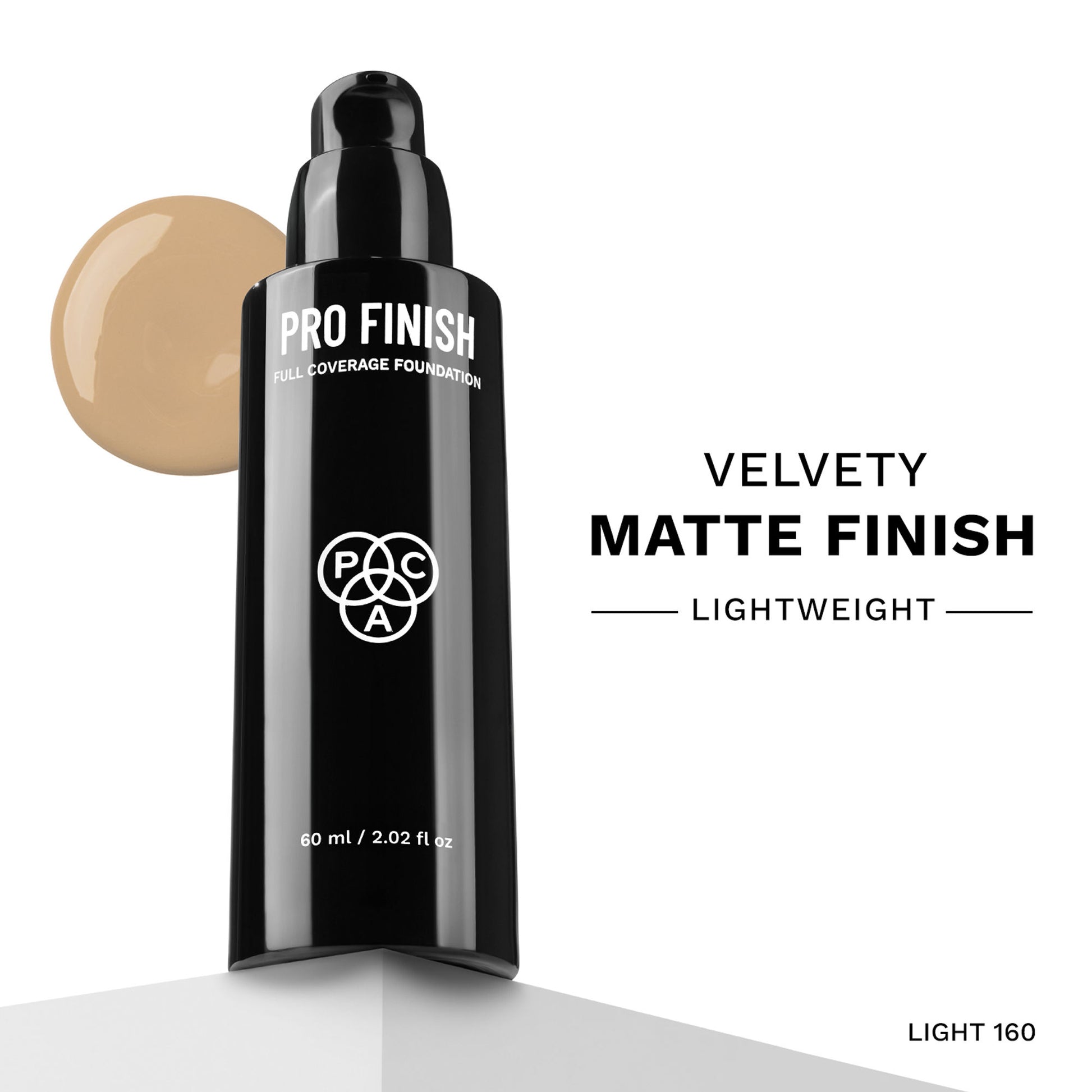 PAC Pro Finish Full Coverage Foundation - Pf Light - 160