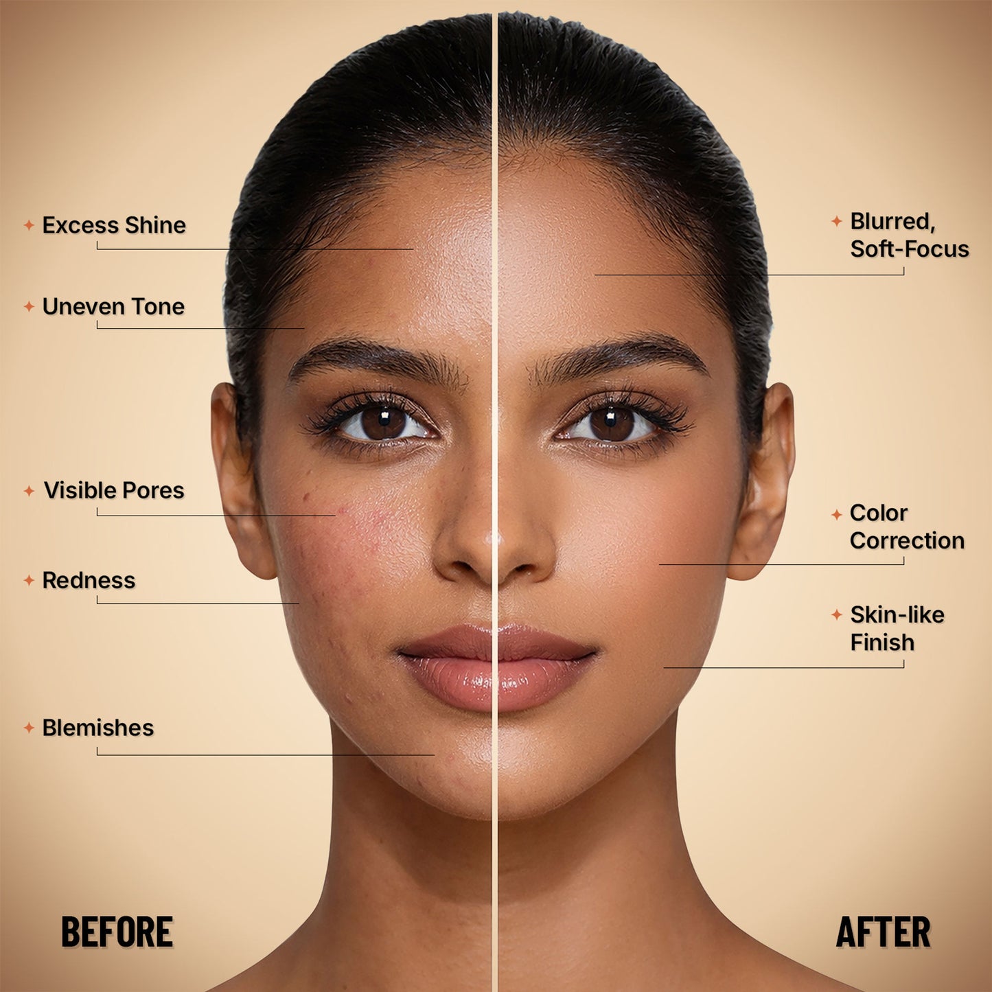 PAC Pro Finish Full Coverage Foundation - Pf Medium - 200