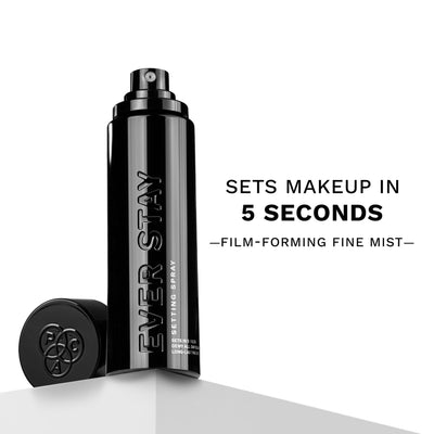 PAC Ever Stay Setting Spray - Dual Film forming Fine Mist, No Gas Makeup Fixer, Long Makeup Hold