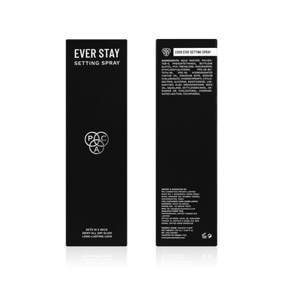 PAC Ever Stay Setting Spray - Dual Film forming Fine Mist, No Gas Makeup Fixer, Long Makeup Hold