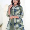 Dhiyona IE Printed Pure Cotton A-Line Tunic & Trousers Co-Ord Set