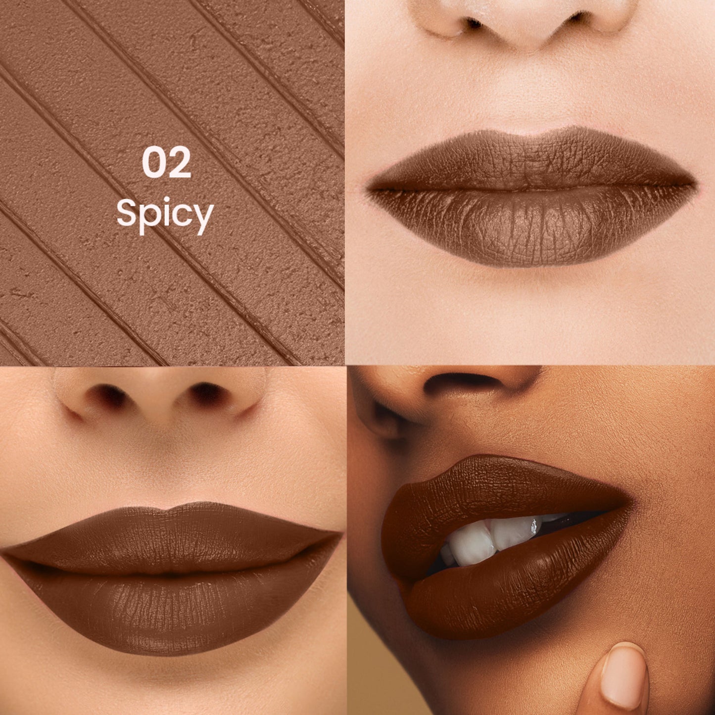 Swiss Beauty Stay All Day Lipstick - 02 Spicy
