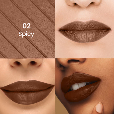 Swiss Beauty Stay All Day Lipstick - 02 Spicy
