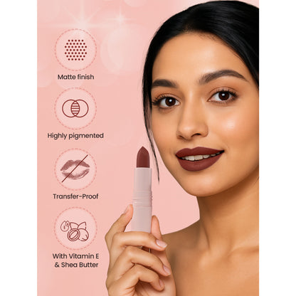 Swiss Beauty Stay All Day Lipstick - 09 Quirky