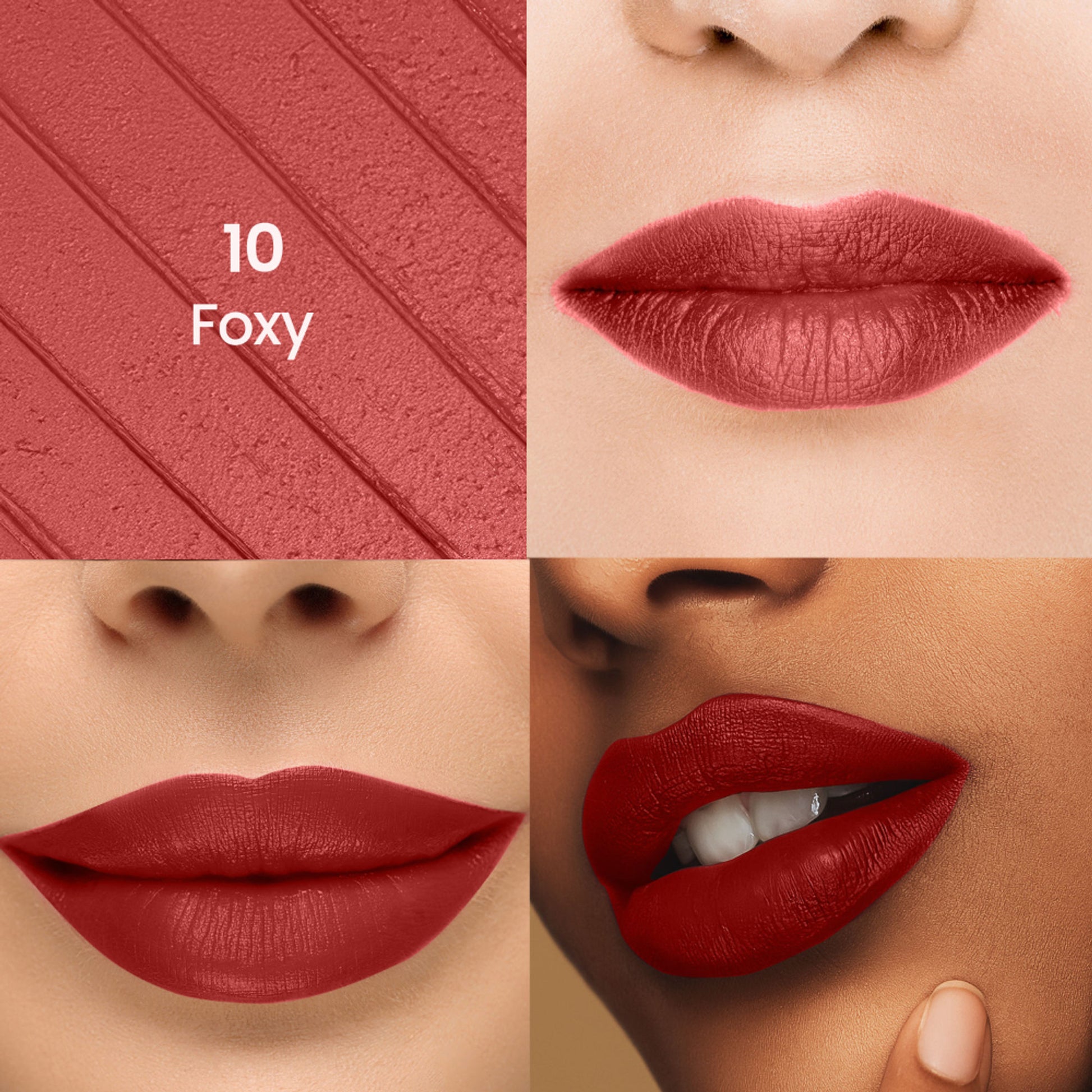 Swiss Beauty Stay All Day Lipstick - 10 Foxy