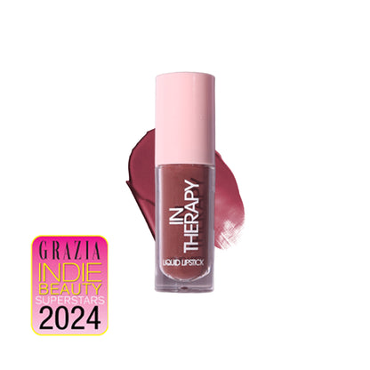 Flossy Cosmetics Hydrating Liquid Lipstick, Lightweight, Hydrating, Glossy, With Hyaluronic Acid - Brainwash