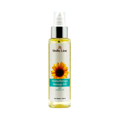 Vedic Line Aromatherapy Massage Oil With Sunflower Oil