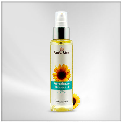 Vedic Line Aromatherapy Massage Oil With Sunflower Oil