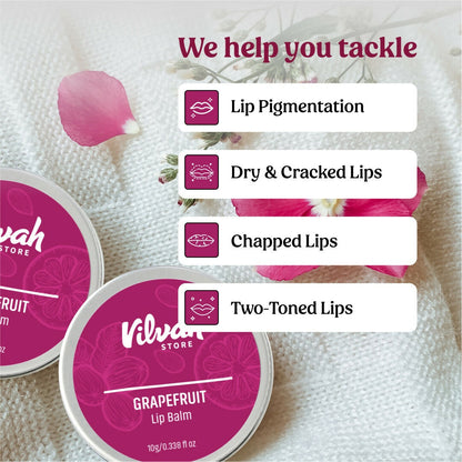 Vilvah Store Lip Balm - Grapefruit