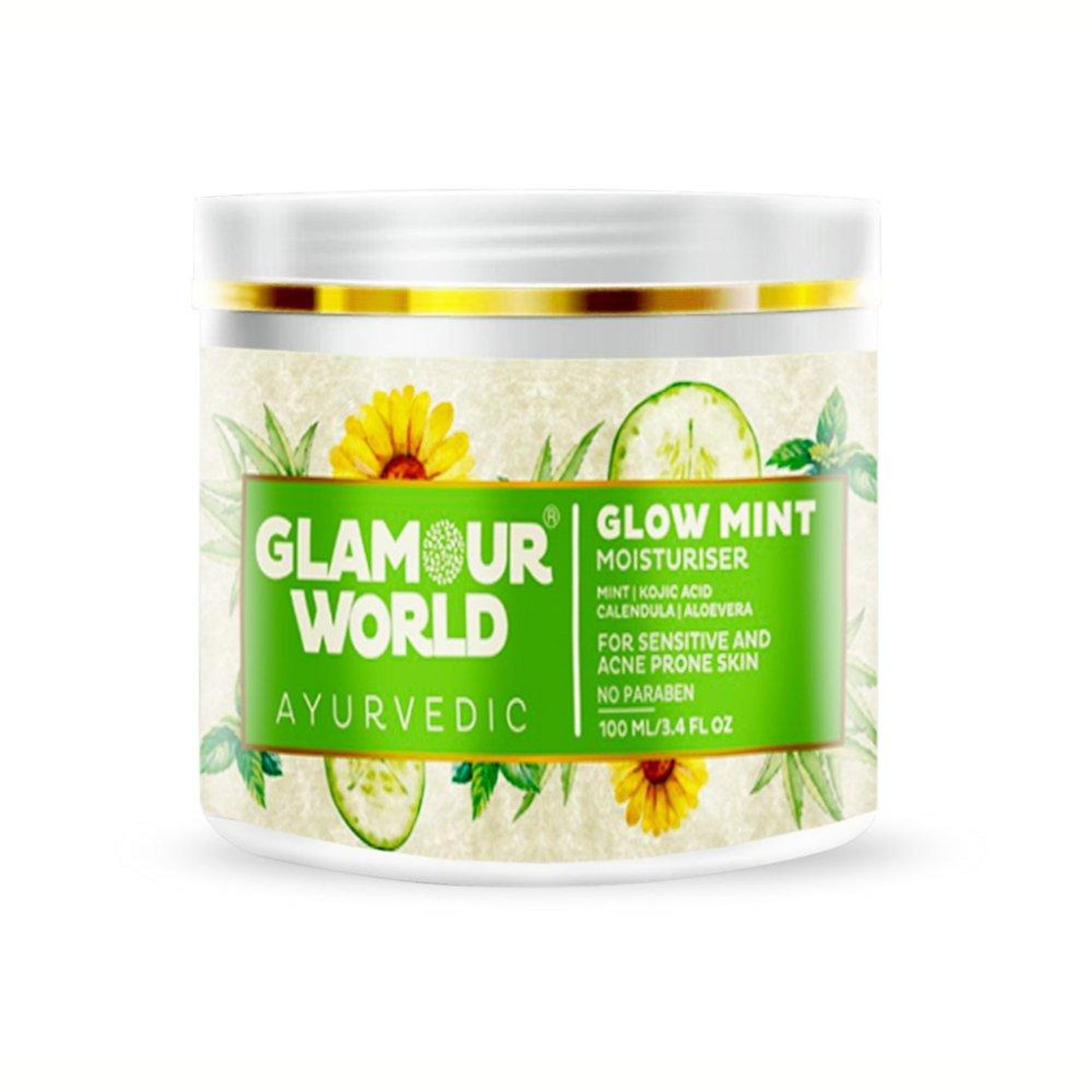 GLAMOUR WORLD AYURVEDIC Glow Mint Moisturiser