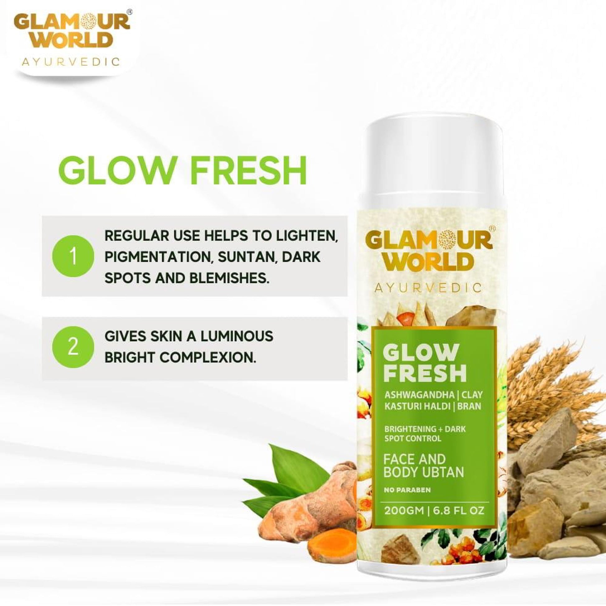 GLAMOUR WORLD AYURVEDIC Glow Fresh
