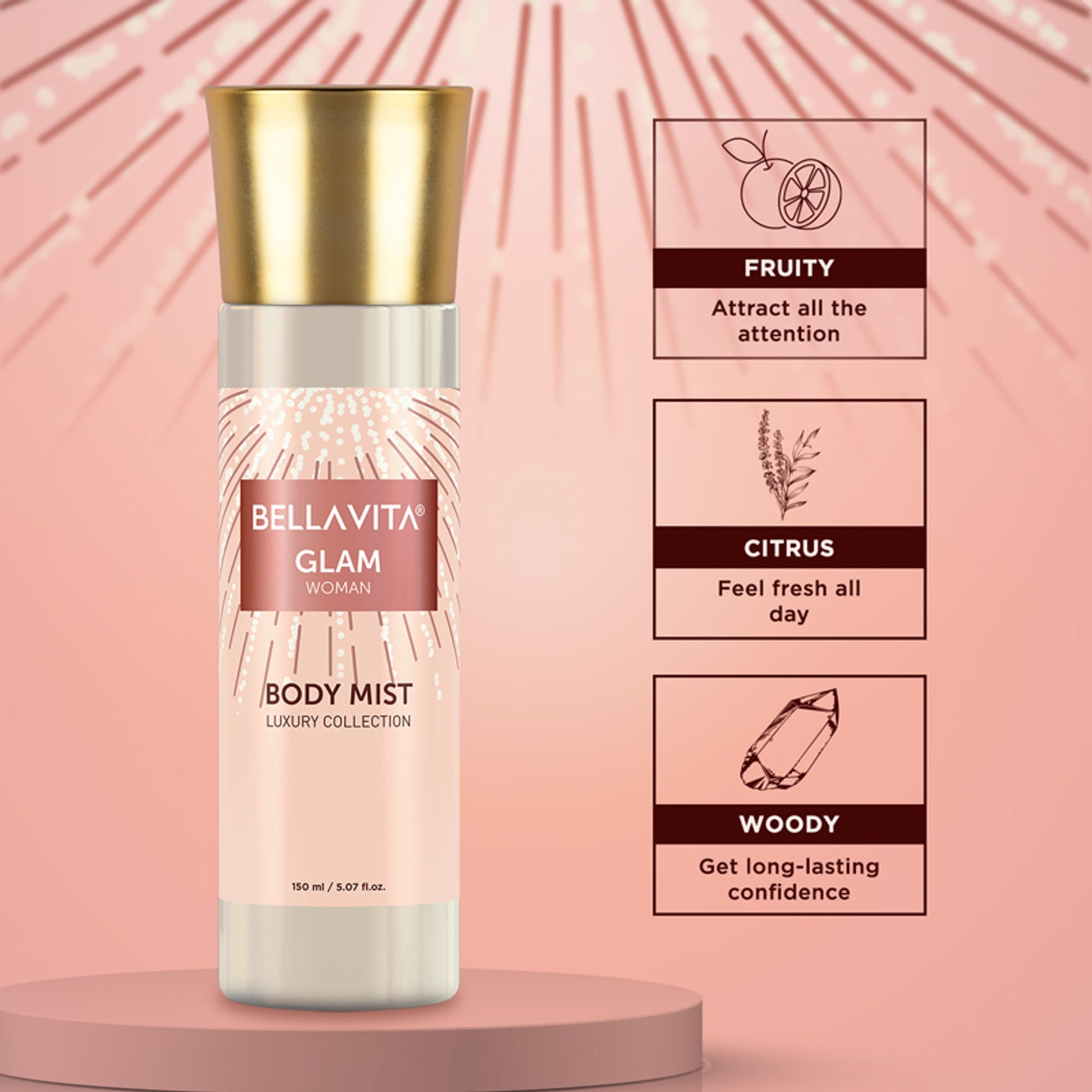 Bella Vita Glam Woman Body Mist