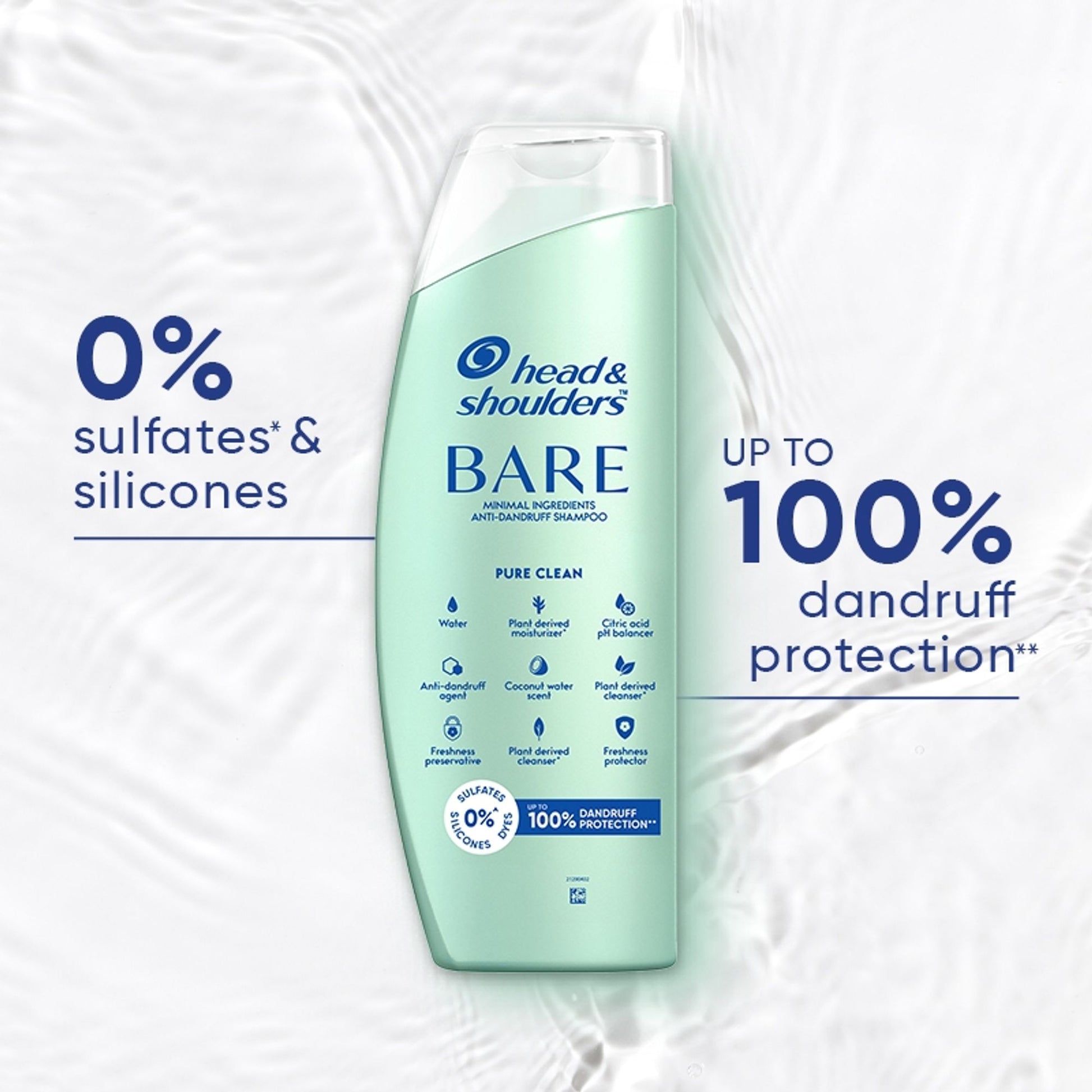 Head & Shoulders BARE Anti-Dandruff Pure Clean Shampoo