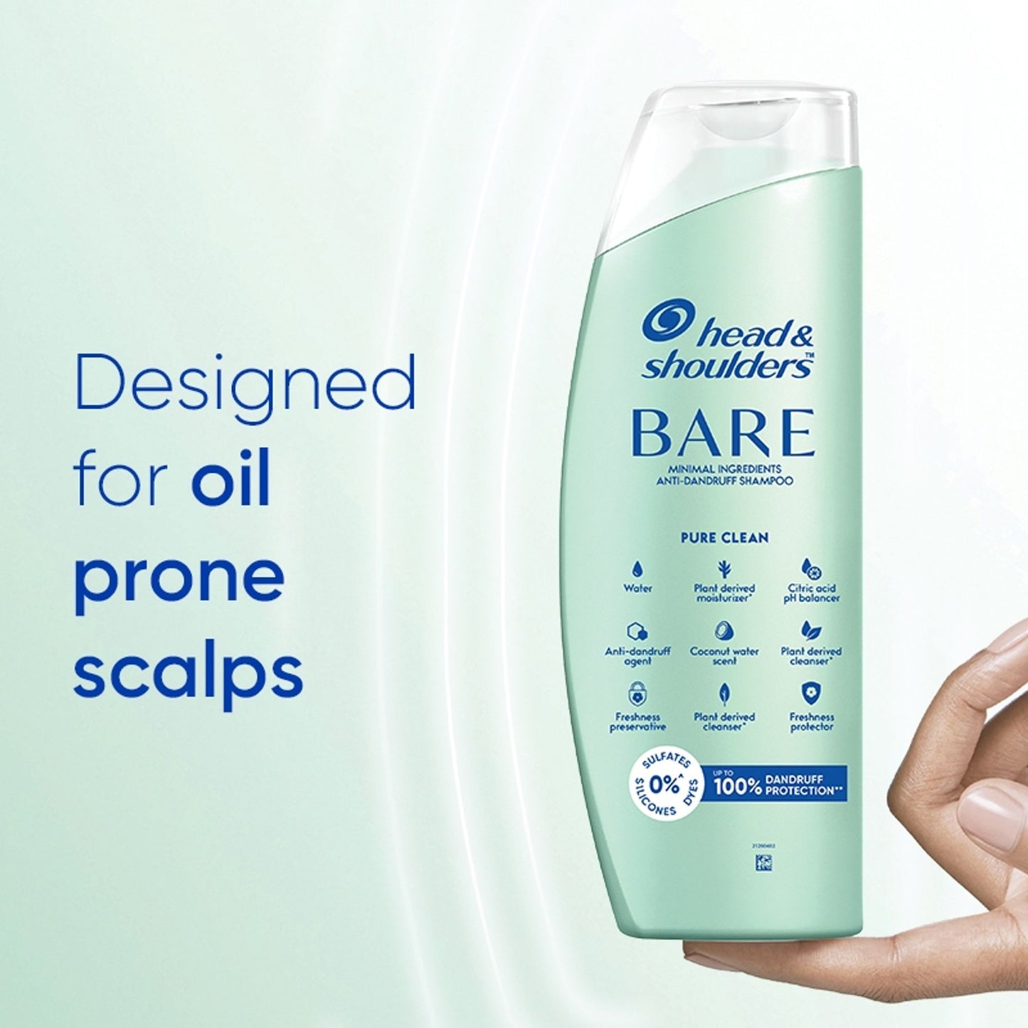 Head & Shoulders BARE Anti-Dandruff Pure Clean Shampoo