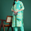 Dhiyona IE Floral Printed Pure Cotton Kurta with Trousers & With Dupatta