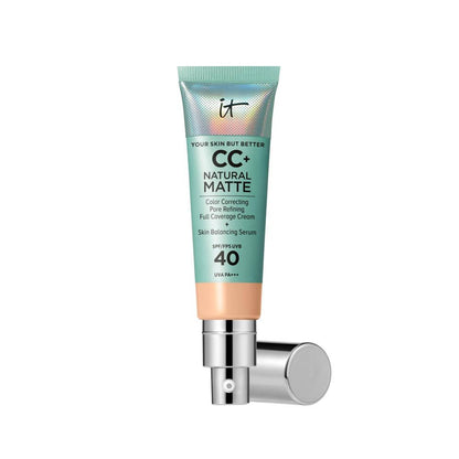 IT COSMETICS CC+ Natural Matte Foundation With SPF40 - Light Medium