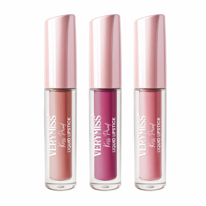 VERYMISS Kiss Proof Liquid Lipstick Combo 1 - Pack of 3