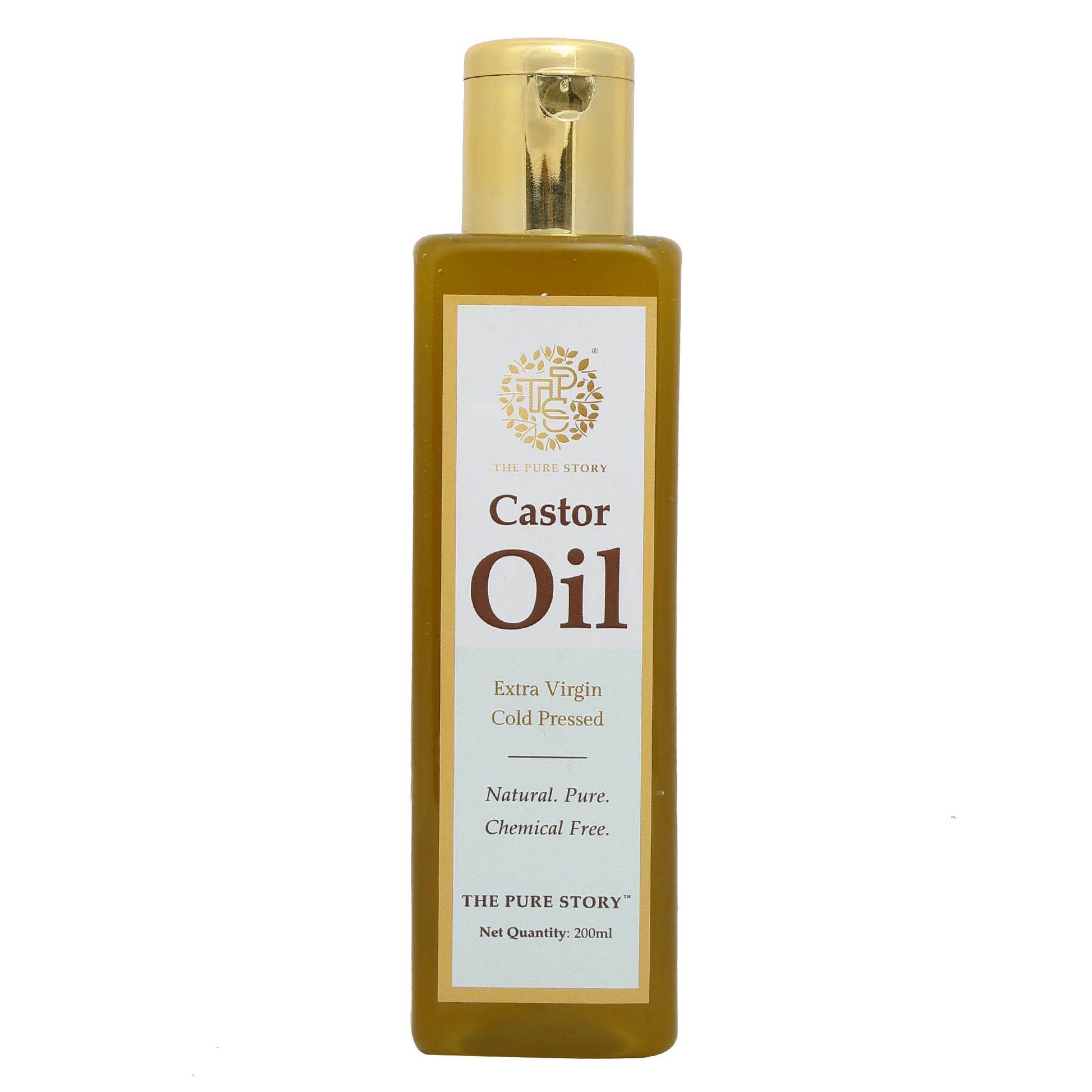 The Pure Story Natural Cold Pressed Oil for Skin & Hair with Castor