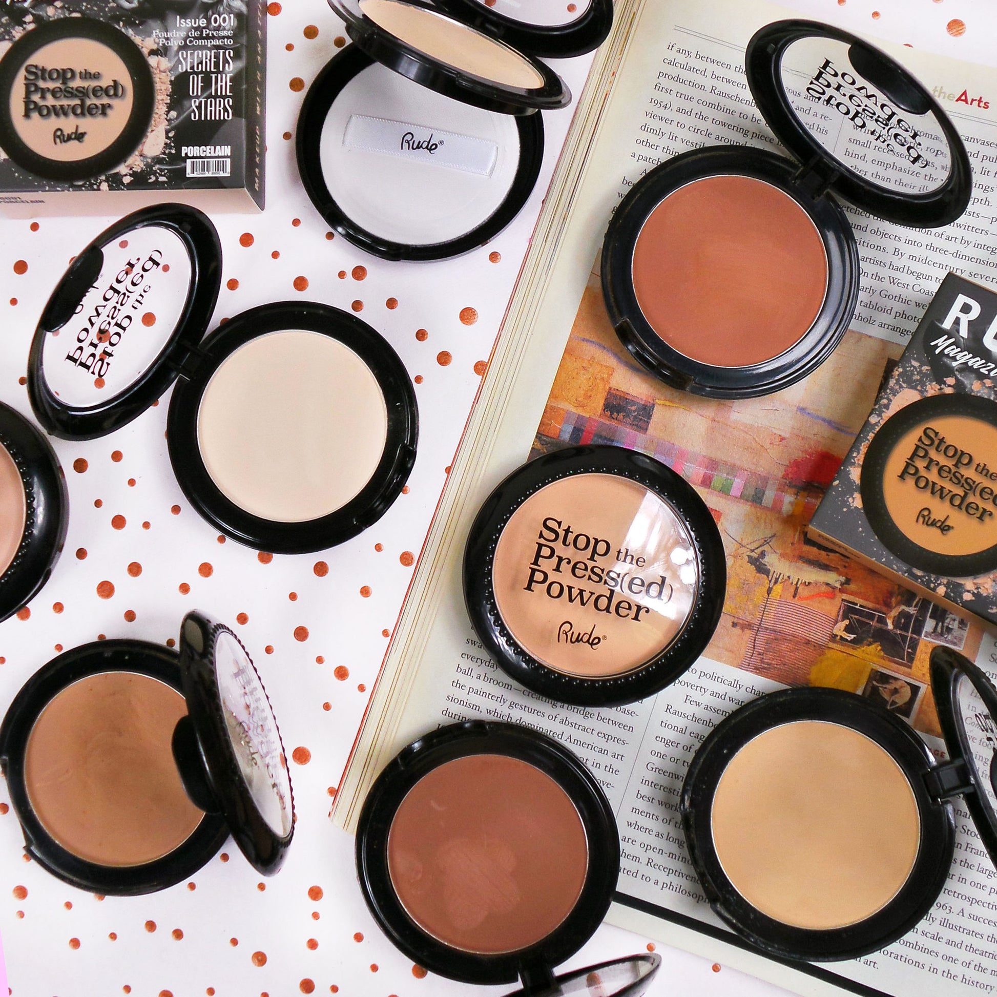 Rude Cosmetics Stop The Pressed Powder - Nude 05