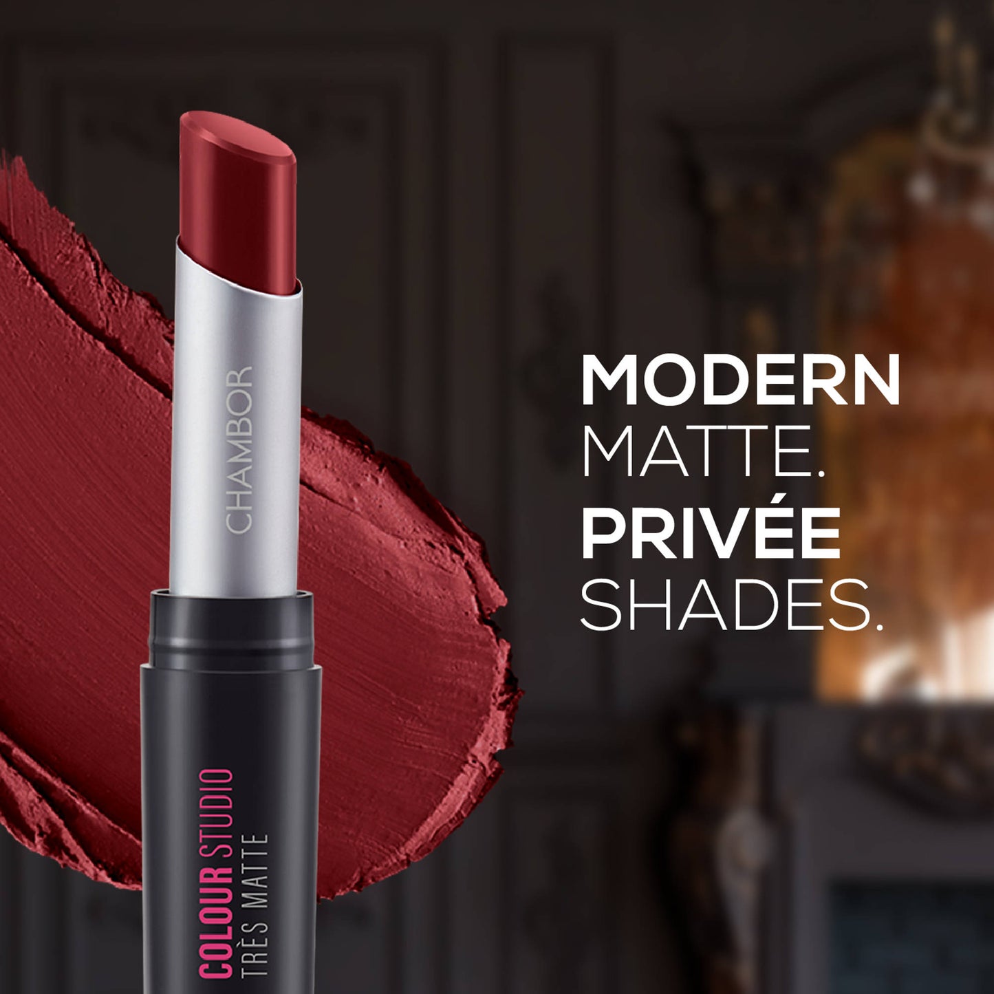 Chambor Tres Matte Lipstick - Intime