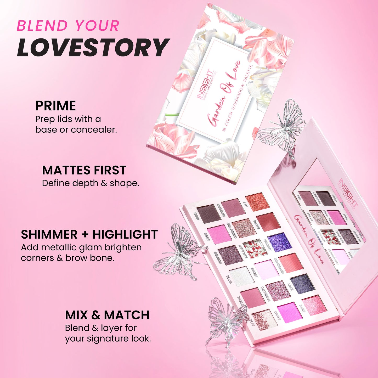 Insight Cosmetics Garden Of Love Eyeshadow