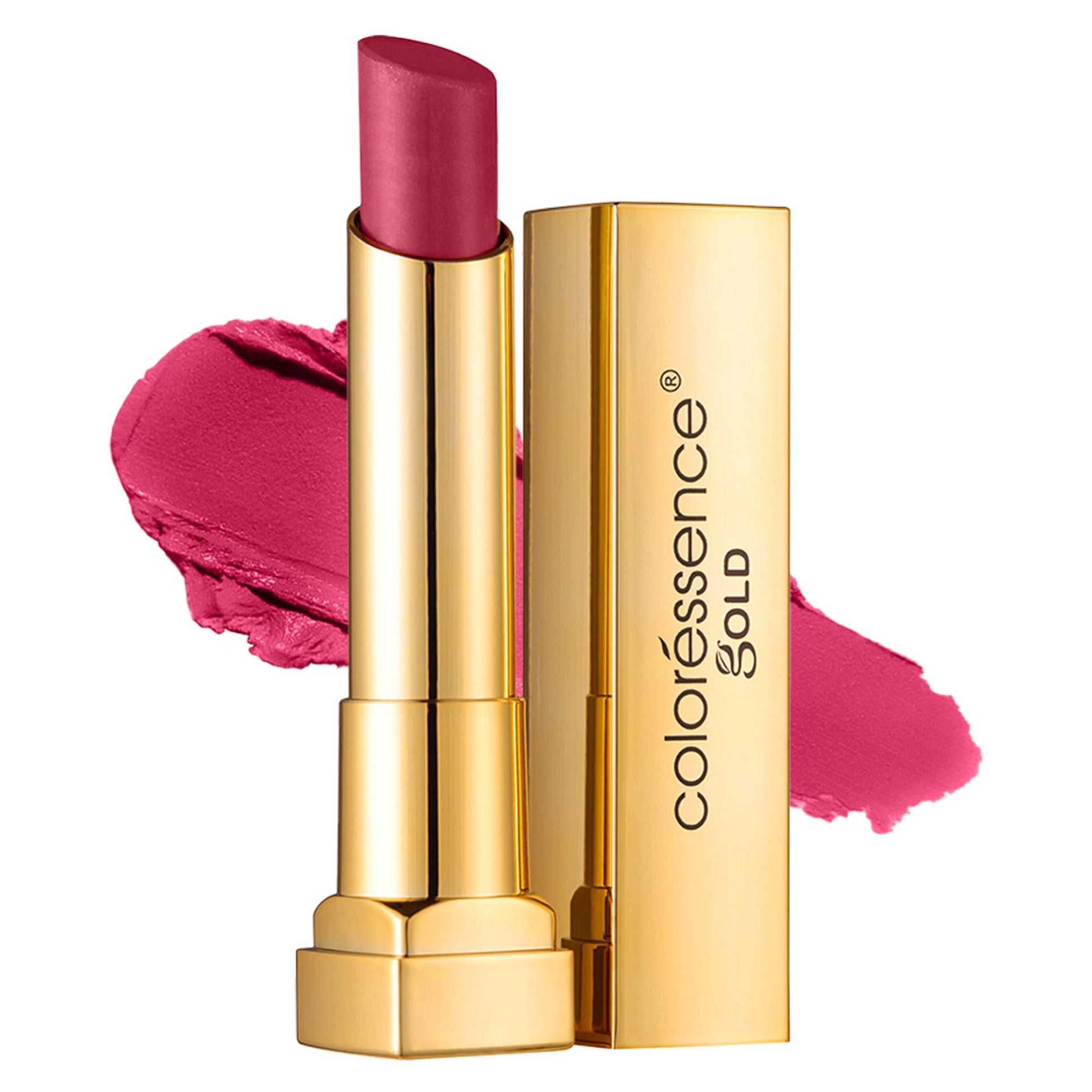 Coloressence Pure Matte Lipstick, Long Lasting, Highly Pigmented, Creamy Matte Finish - Fuchsia Flare