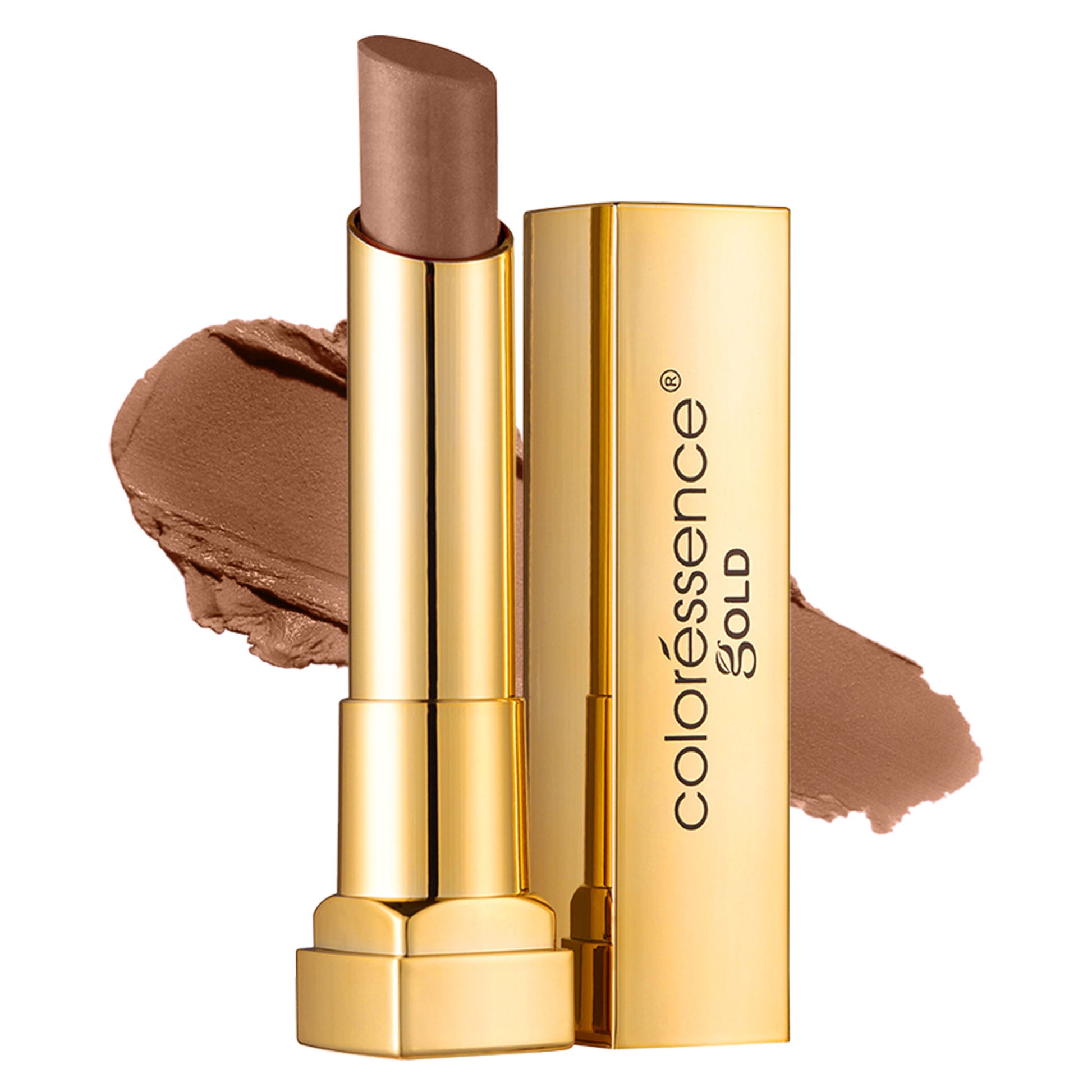 Coloressence Pure Matte Lipstick, Long Lasting, Highly Pigmented, Creamy Matte Finish - Tawny Brown