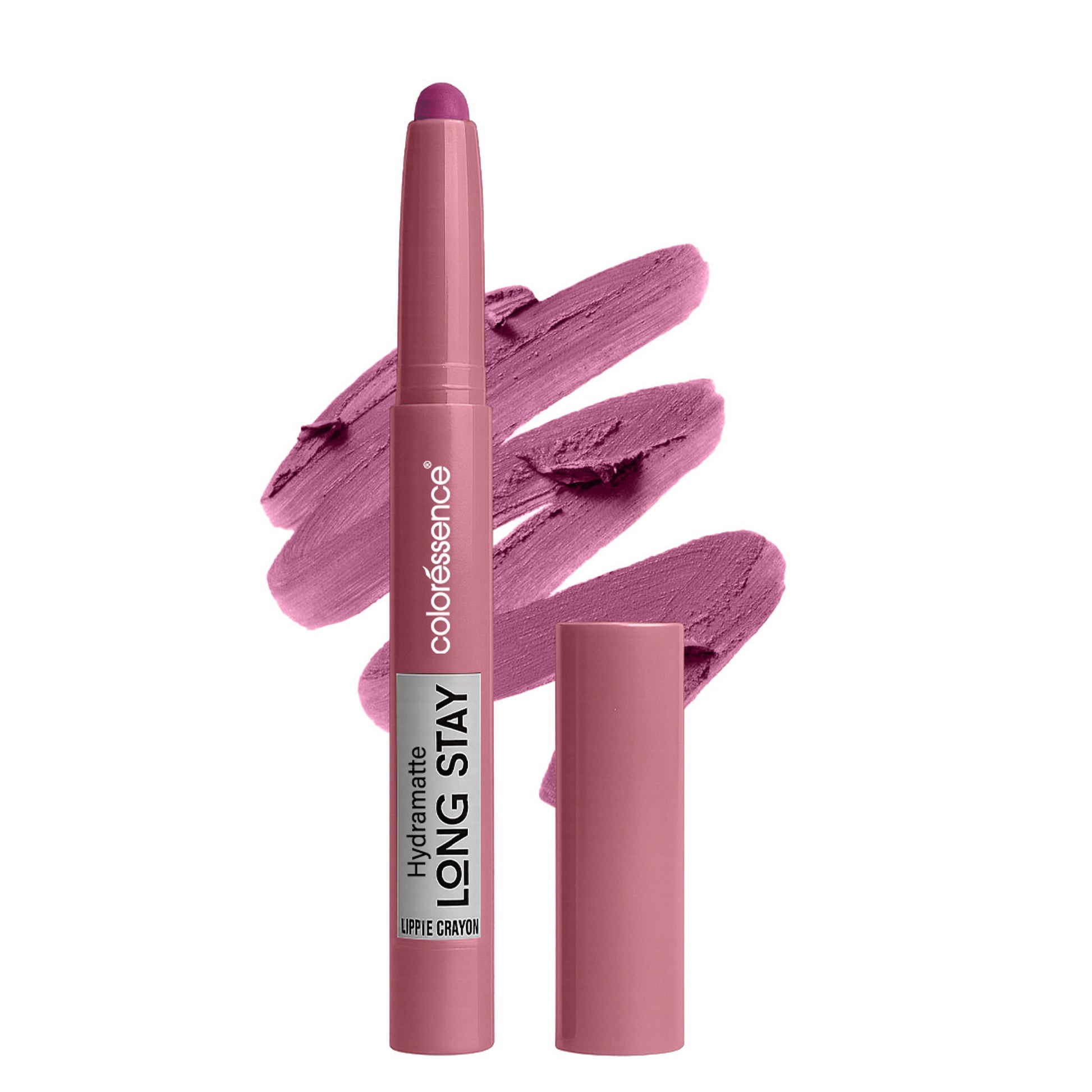 Coloressence Hydra Matte Lip Crayon, Long Lasting, Smudgeproof, Hydrating Matte Finish - Ballet
