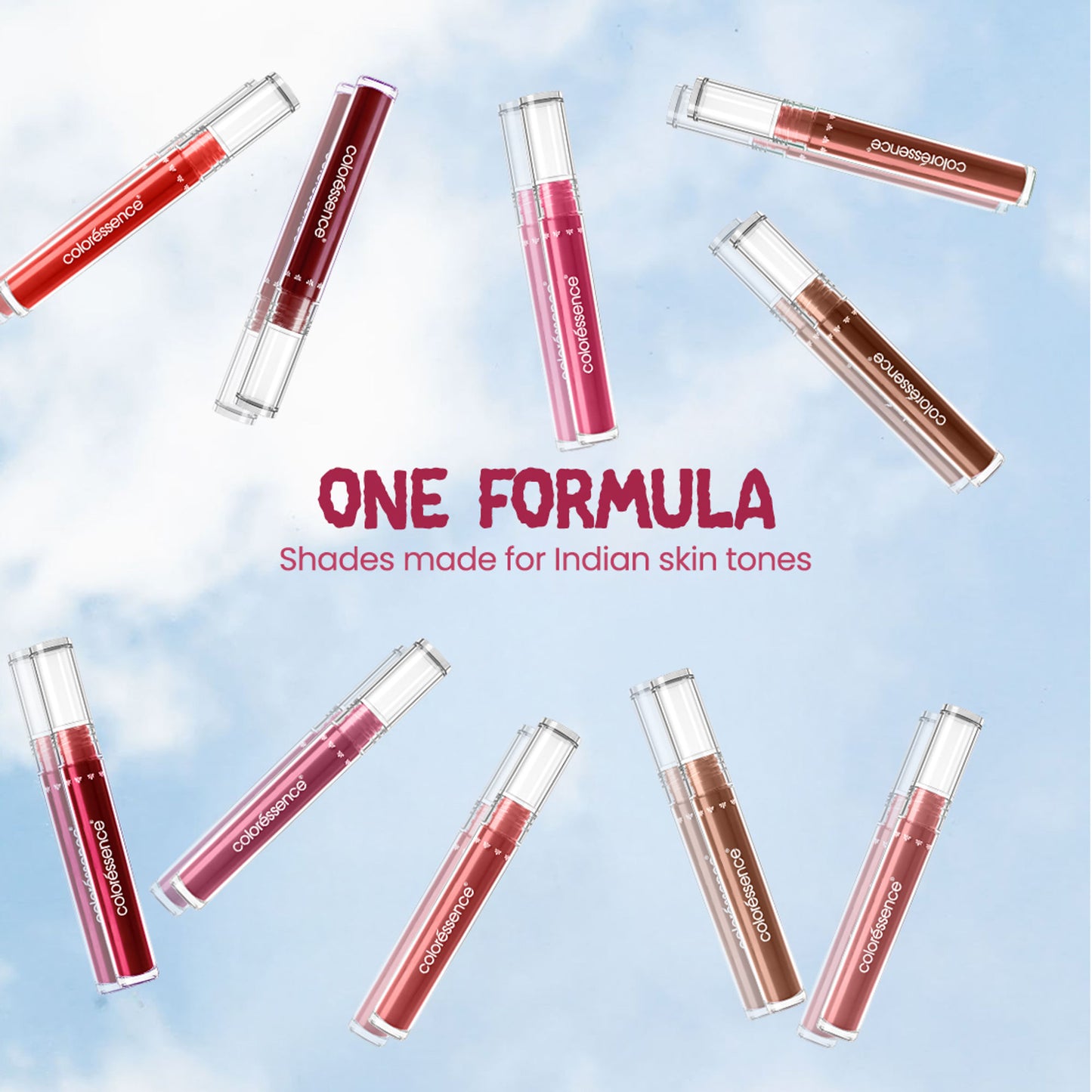 Coloressence Cloud Kiss Liquid Lipstick, Weightless, Long Lasting, Non-Transfer Matte - Flirt On
