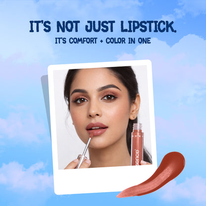 Coloressence Cloud Kiss Liquid Lipstick, Weightless, Long Lasting, Non-Transfer Matte - Talk Less