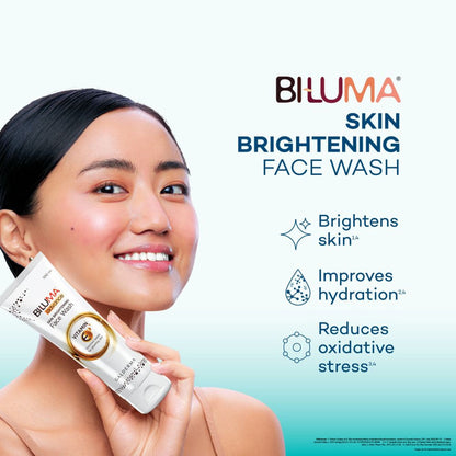 Biluma Face Wash, Vitamin E, Brightens, Protects Against Pimples & Blemishes