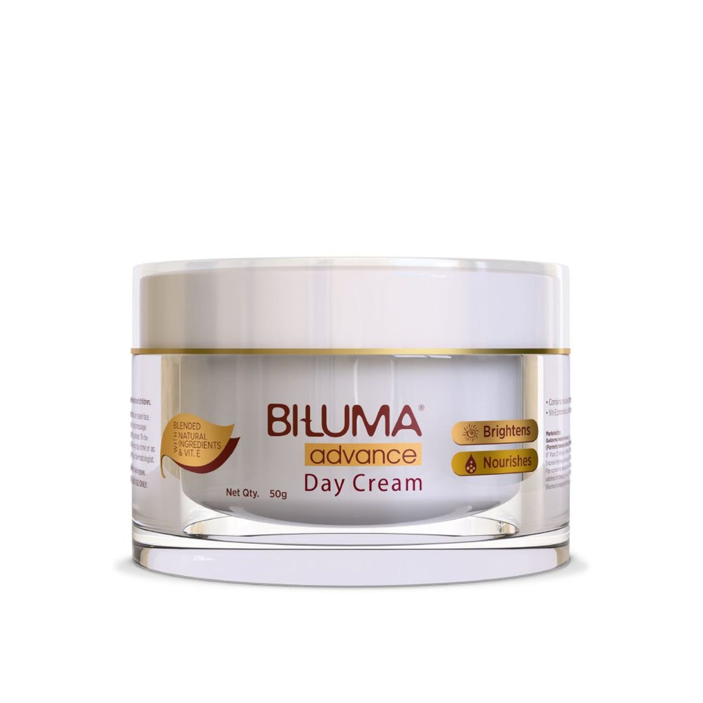 Biluma Day Cream, Vitamin E, Helps Get Bright & Even Toned Skin, for Glowing Skin