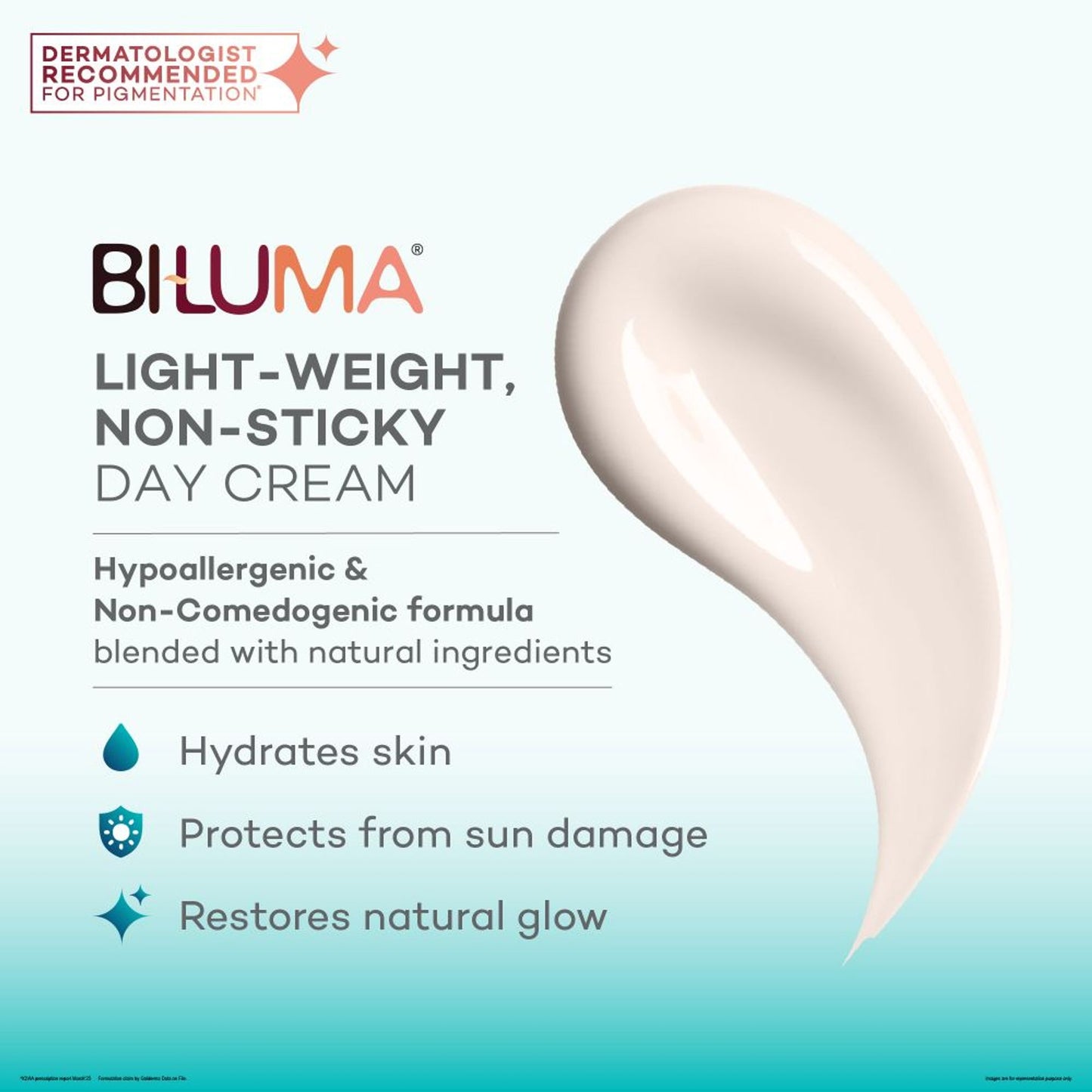 Biluma Day Cream, Vitamin E, Helps Get Bright & Even Toned Skin, for Glowing Skin