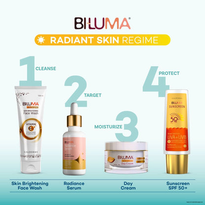 Biluma Radiance Serum with Niacinamide & Vitamin C, Reduces Pigmentation & Evens Skin Tone