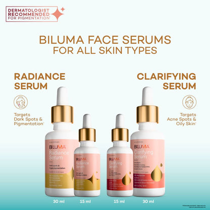 Biluma Radiance Serum with Niacinamide & Vitamin C, Reduces Pigmentation & Evens Skin Tone