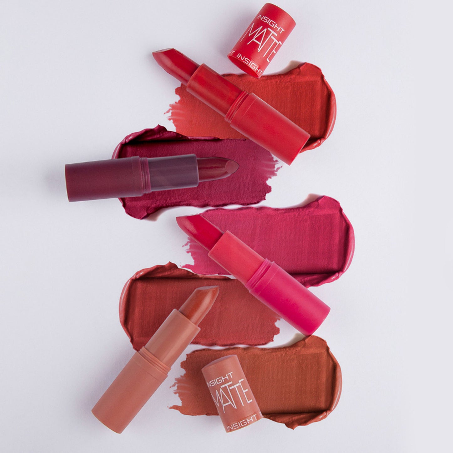 Insight Cosmetics Matte Lipstick, 1 Stroke Application, Long Lasting - A1 Saffron Gossip
