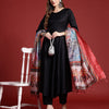 Indyancart IE A-Line Kurta with Trousers & Indie Printed Dupatta