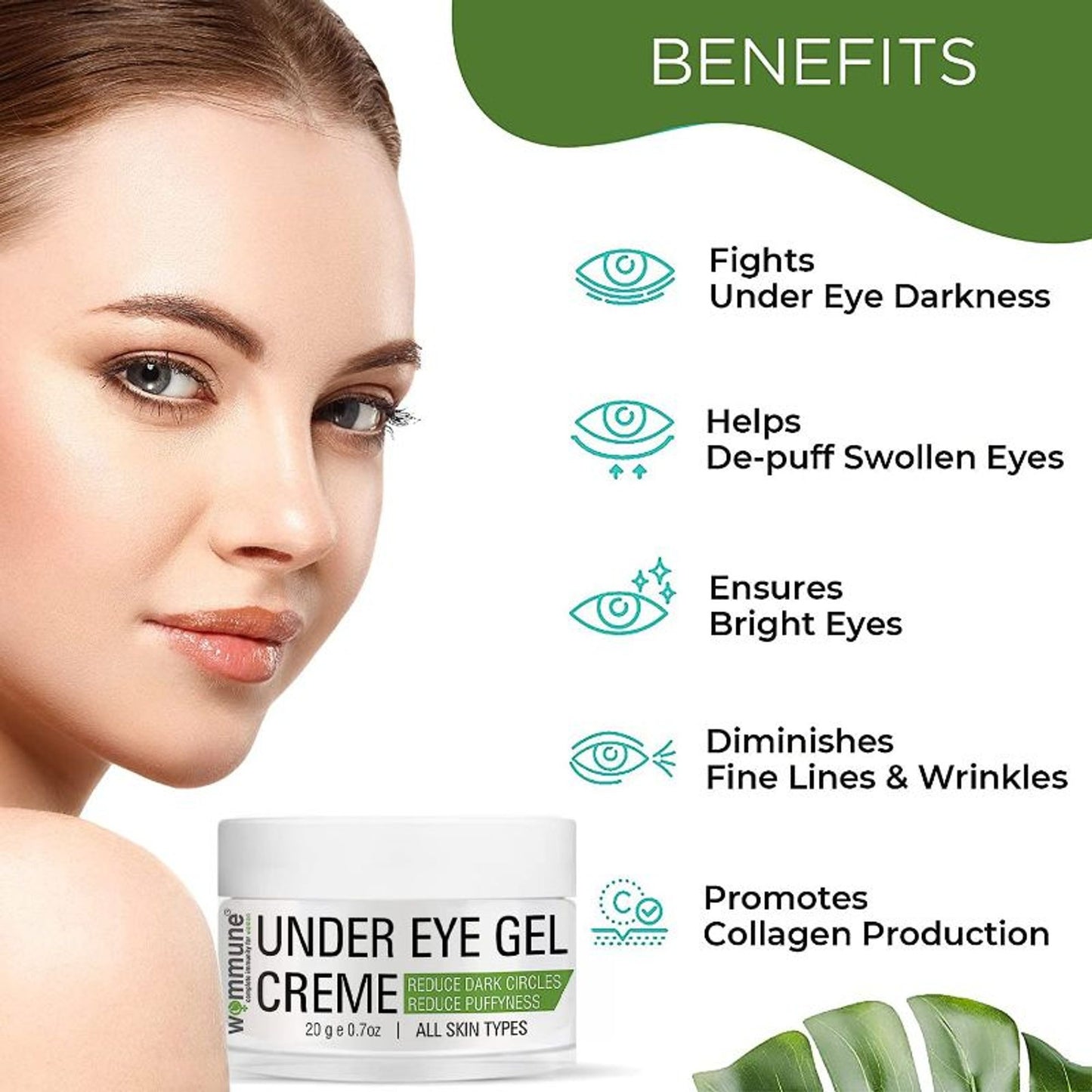 Wommune Under Eye Gel Cream