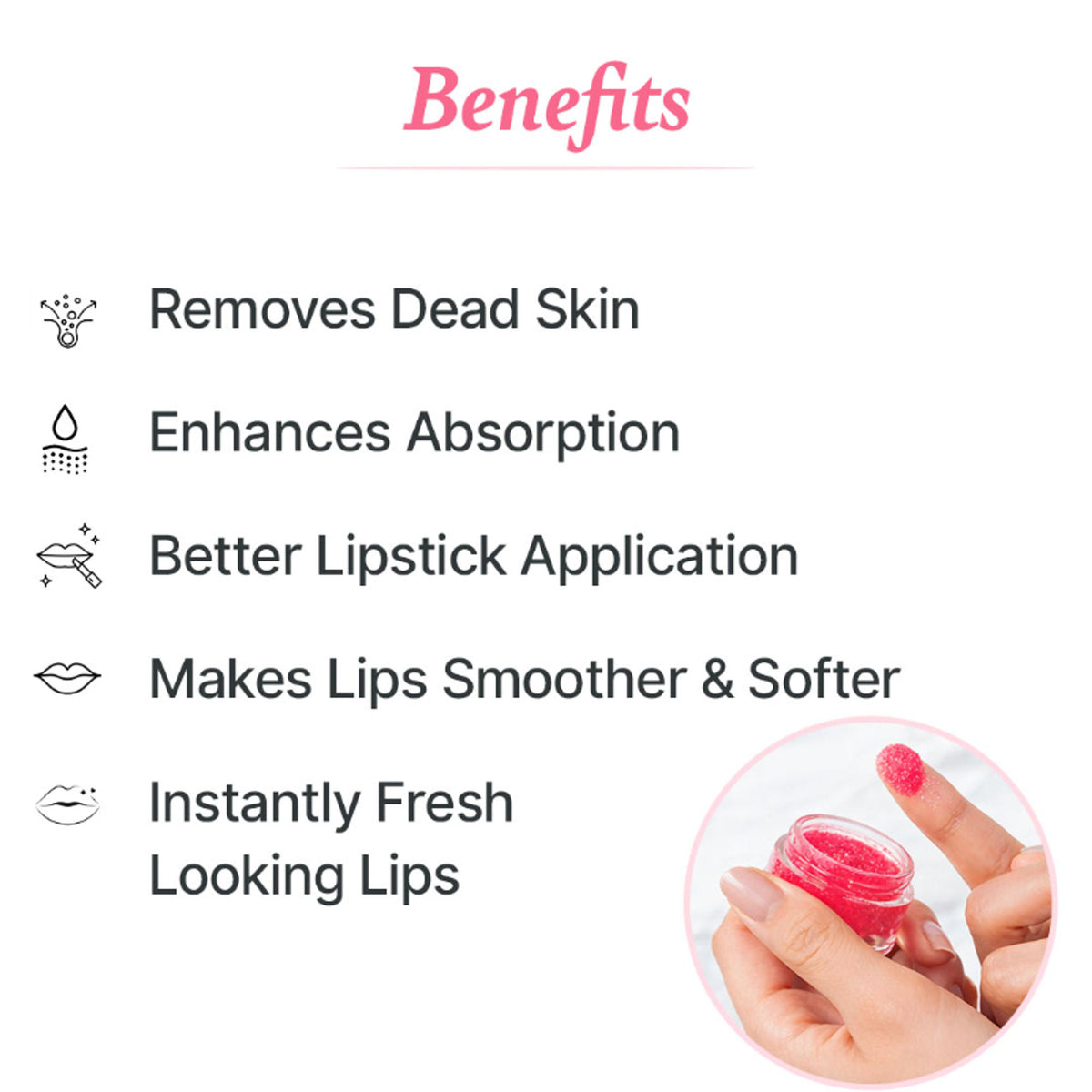 ALANNA Beet & Berry Lip Scrub with beetroot exfoliation for soft, glossy lips, suitable for women and men.