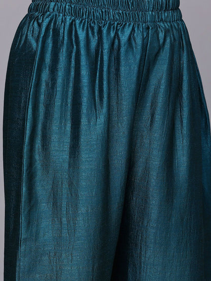Indyancart IE Women Embroidered Regular Kurta with Trousers & Dupatta