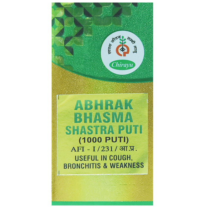 Chirayu Abhrak Bhasma Shastra 1000 Putti