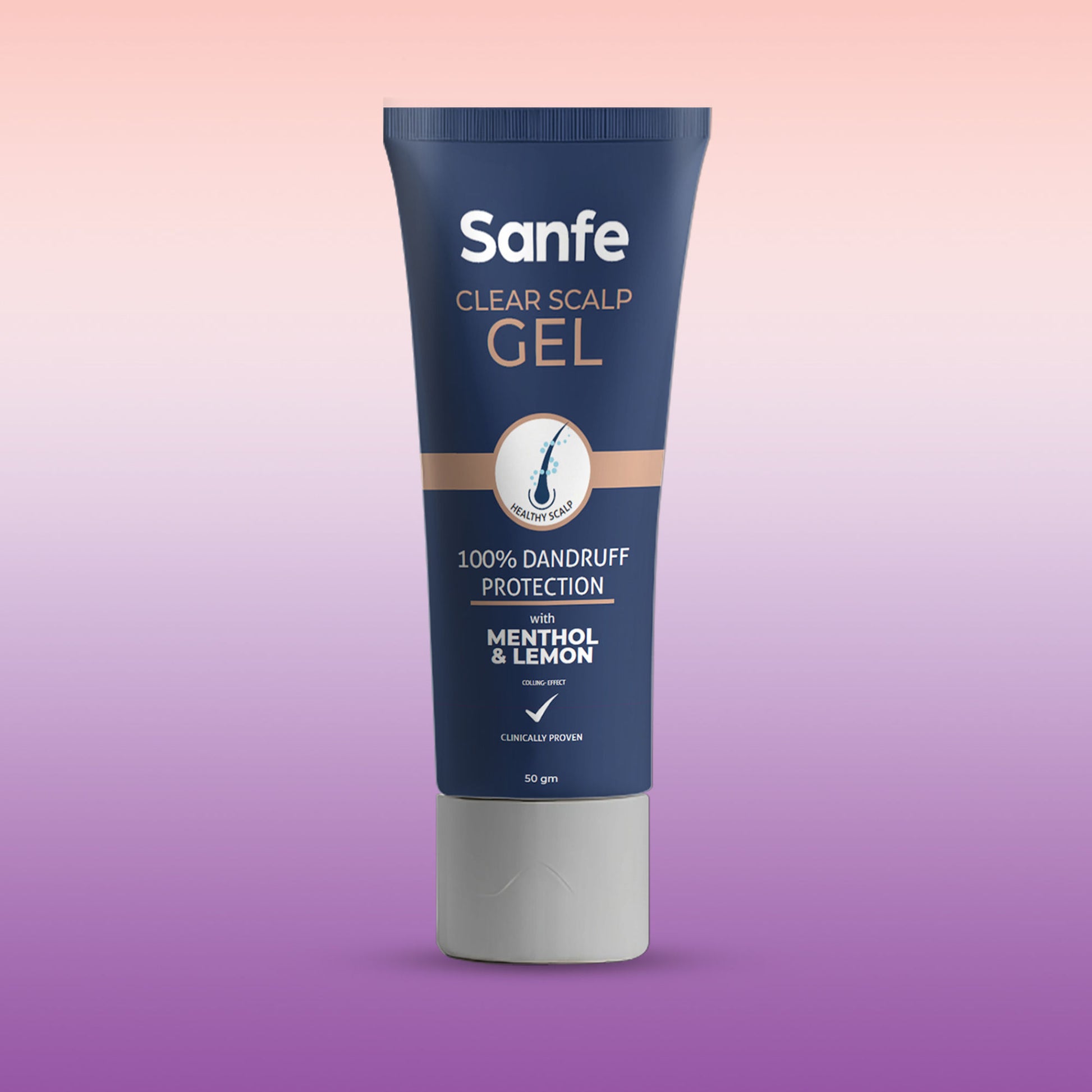 Sanfe Clear Scalp Gel, Anti-Dandruff & Flake Control Treatment, Reduces Scalp Itch