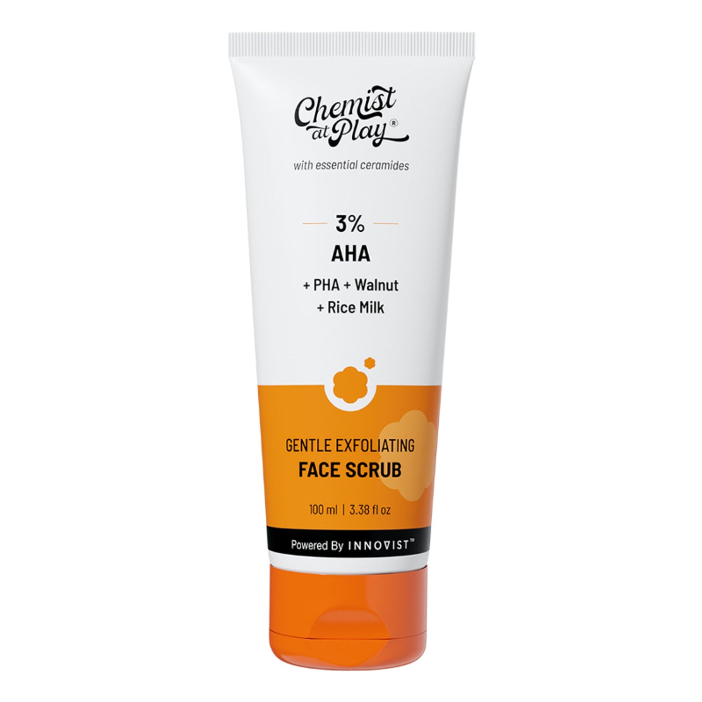 Chemist At Play 3% AHA Gentle Exfoliating Face Scrub For Dead Skin & Blackheads