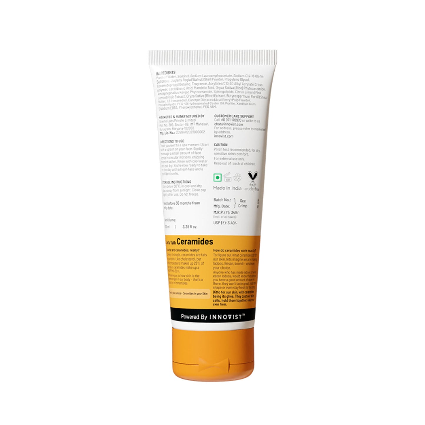 Chemist At Play 3% AHA Gentle Exfoliating Face Scrub For Dead Skin & Blackheads