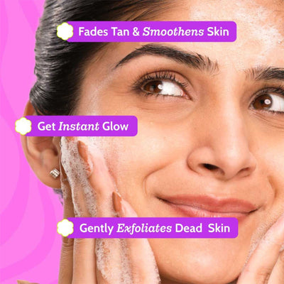 Chemist At Play's Gentle Exfoliating Face Wash Instant Glow Gently Exfoliates, Reveals Brighter Skin