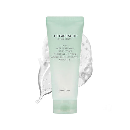 The Face Shop Tea Tree Gel Cleanser - Korean Face Wash