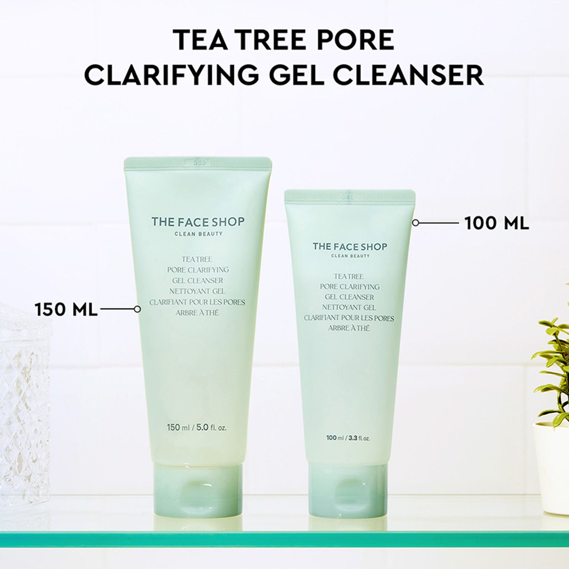 The Face Shop Tea Tree Gel Cleanser - Korean Face Wash